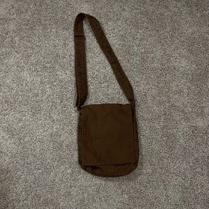 Bee Loved Brown Crossbody Canvas Bag   Size: One Size